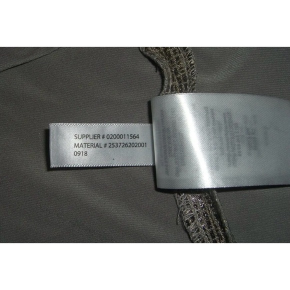 Lauren Ralph Lauren Dress Metallic Silver Gold Iridescent Shiny Holiday Sheath - Picture 11 of 12